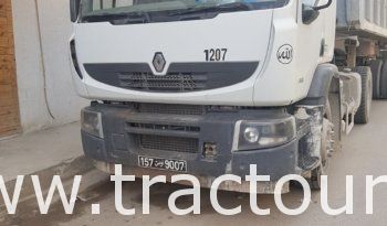 À vendre Tracteur routier Renault Premium 410 DXI avec semi remorque benne TP  (2007) complet