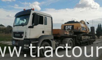 À louer Tracteur routier Man TGS 33.400 avec semi remorque porte engin complet