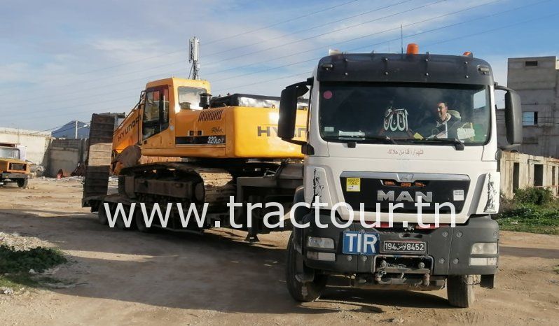 À louer Tracteur routier Man TGS 33.400 avec semi remorque porte engin complet