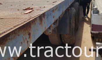 À vendre Semi remorque plateau sans ridelles Sicame 30 tonnes complet