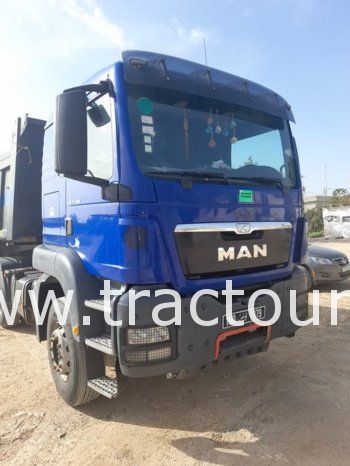 À vendre Tracteur routier Man TGS 19.400 avec semi remorque benne TP Sicame (2016) complet