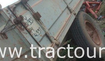 À vendre Semi remorque agricole benne complet