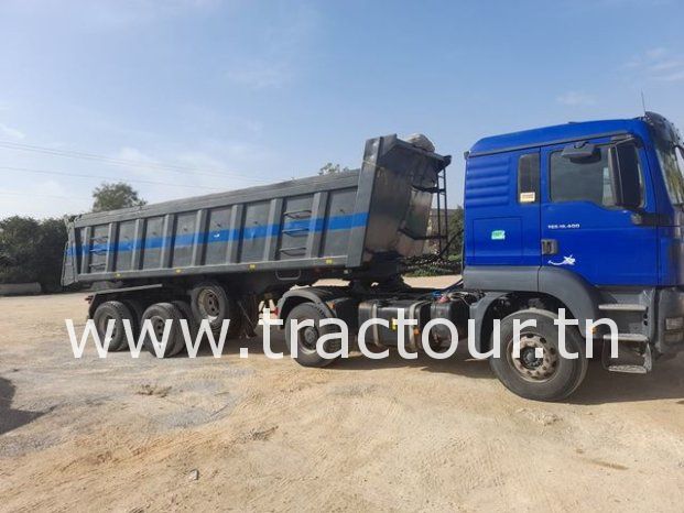 À vendre Tracteur routier Man TGS 19.400 avec semi remorque benne TP Sicame (2016) complet