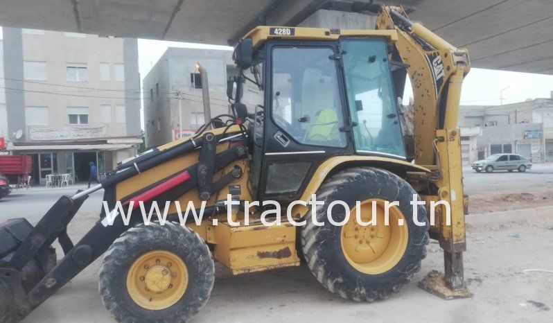 À vendre Tractopelle Caterpillar 428 D (2003) complet