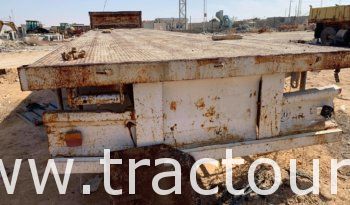 À vendre Semi remorque plateau sans ridelles Huard (1991) complet