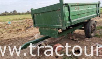 À vendre Semi remorque agricole benne avec cover crop huard et charrue à 3 disques complet