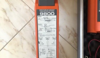 À vendre Géo détecteur de réseaux et canalisation Metrotech 9890 complet