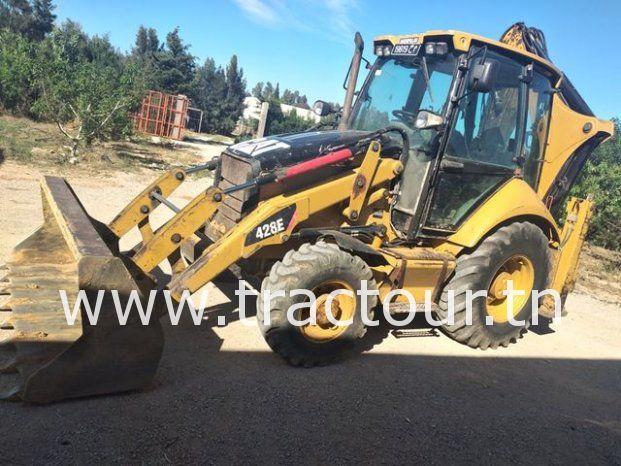 À vendre Tractopelle Caterpillar 428 E (2010) complet