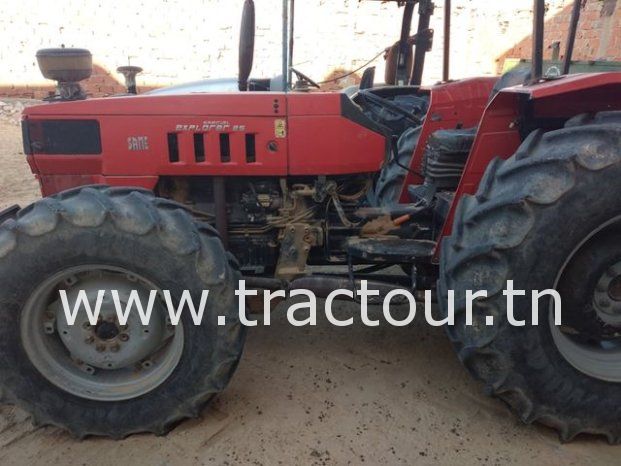 À vendre Tracteur avec matériels Same Explorer Special 85 avec chargeur frontal et semi remorque benne (2016) complet