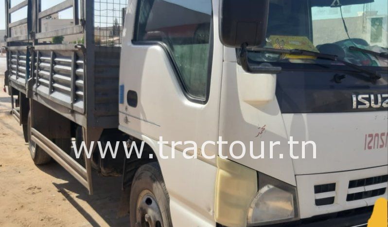 À vendre Camion plateau avec ridelles Isuzu NKR (2010) complet