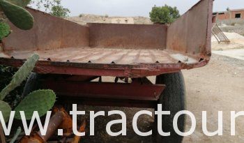 À vendre Semi remorque agricole benne 5 tonnes complet