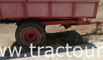 À vendre Semi remorque agricole benne 5 tonnes complet