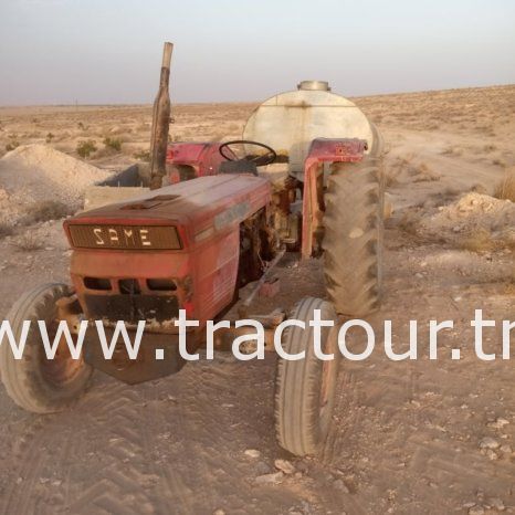 À vendre Tracteur Same 70 avec déchaumeuse à 9 disques et semi remorque agricole citerne complet