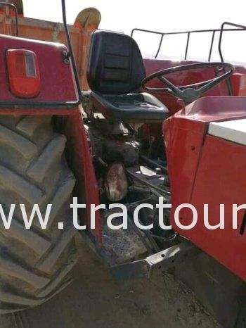 À vendre Tracteur Steyr 650 avec semi remorque agricole benne complet