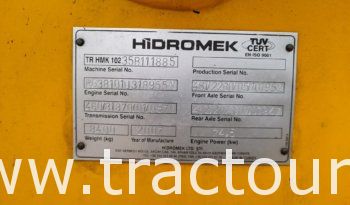 À vendre Tractopelle Hidromek 102B (2007) complet