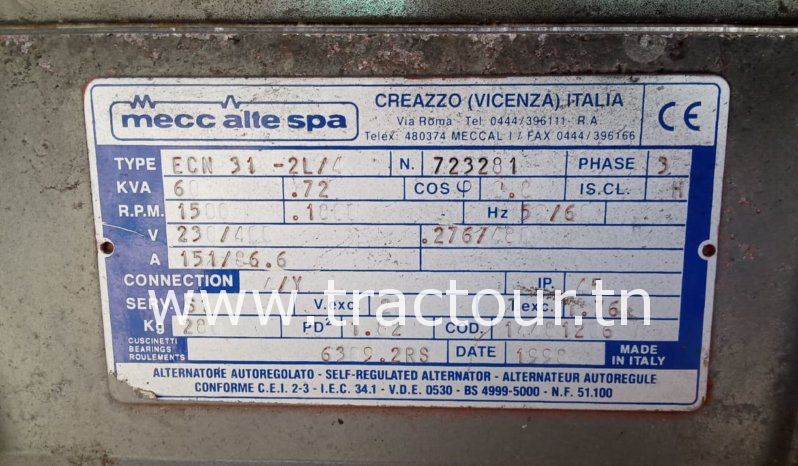 À vendre Groupe électrogène 5 cylindres Deutz type F5L912 – 60 kVA – 60 ch complet