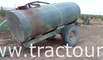 À vendre Tracteur Massey Ferguson 398 Turbo avec semi remorque agricole citerne 5000 litres complet
