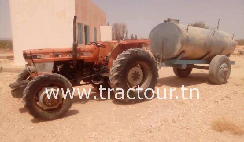 À vendre Tracteur Kubota M7500 DT avec semi remorque agricole citerne complet