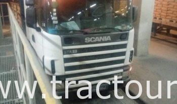 À vendre Tracteur Scania 124G 360 avec semi remorque plateau 30 tonnes complet