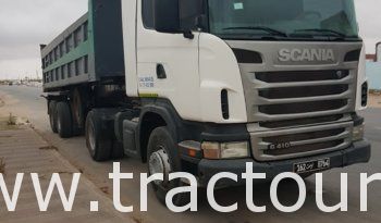 À vendre Tracteur Scania G410 avec semi remorque benne TP Comet (2012) complet