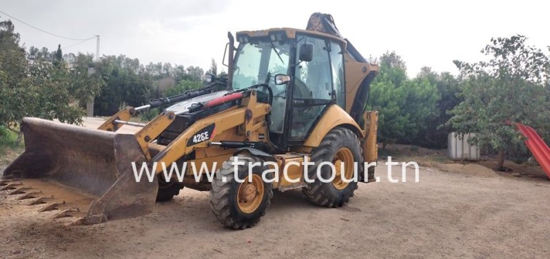 À vendre Tractopelle Caterpillar 428 E (2010) complet