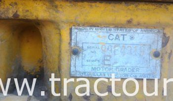 À vendre Niveleuse – Grader Caterpillar E complet