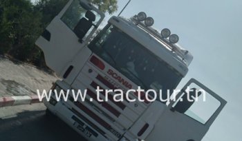À vendre Tracteur Scania 124G 420 avec semi remorque benne céréalière Sicame complet