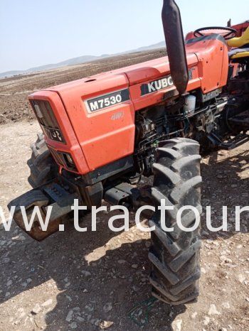 À vendre Tracteur Kubota M7530 complet