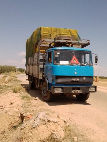 À vendre Camion plateau avec ridelles Iveco 159-20 complet