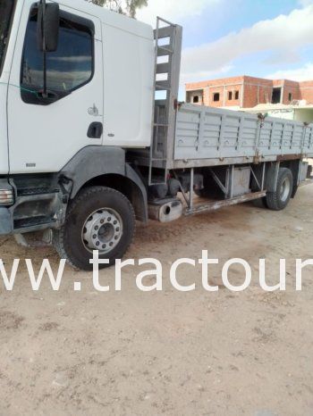 À vendre Camion plateau avec ridelles Renault Kerax 260 complet