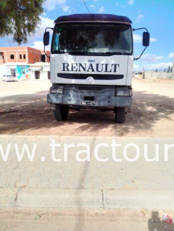 À vendre Camion plateau avec ridelles Renault Kerax 260 complet