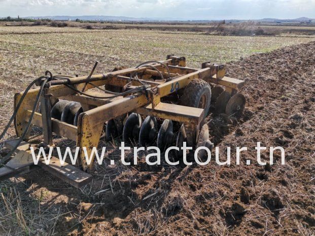 À vendre Charrue à 3 disques et cover-crop offset 11/22 Huard complet