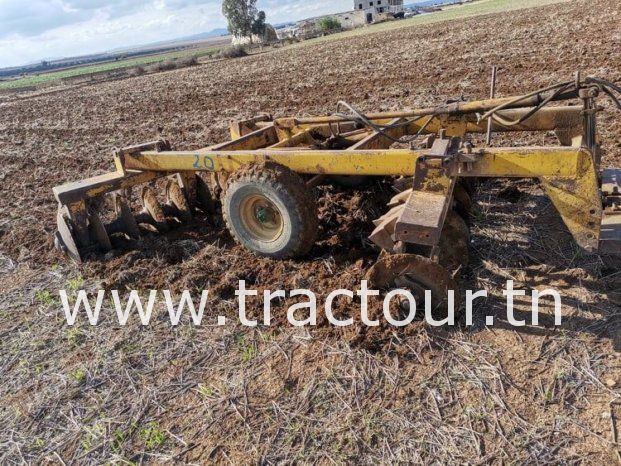 À vendre Charrue à 3 disques et cover-crop offset 11/22 Huard complet