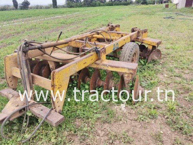 À vendre Charrue à 3 disques et cover-crop offset 11/22 Huard complet