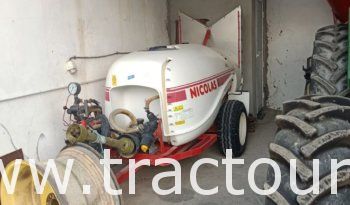 À vendre Atomiseur arboricole Nicolas 1000 litres complet