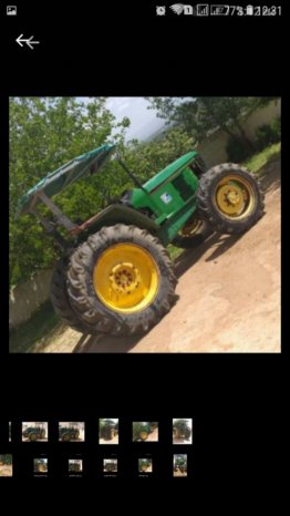 À vendre Tracteur avec cabine John Deere 6225 complet