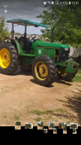 À vendre Tracteur avec cabine John Deere 6225 complet