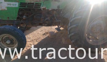 À vendre Tracteur avec matériels Deutz M 70 07 complet