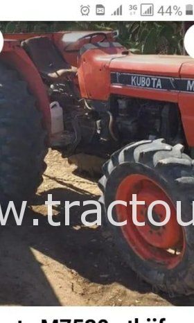 À vendre Tracteur Kubota M7530 (2000) complet