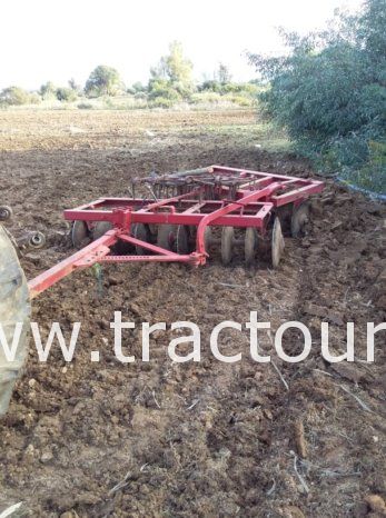 À vendre Tracteur Fiat – New Holland 80-66 avec cover-crop offset 10/20 complet