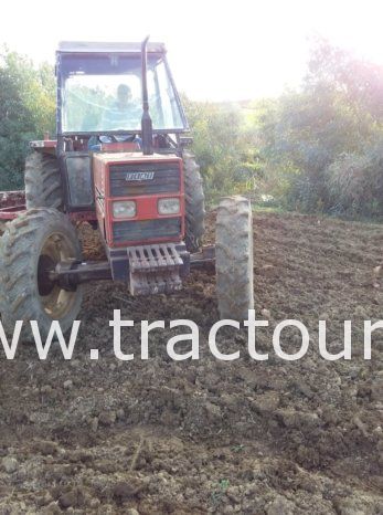 À vendre Tracteur Fiat – New Holland 80-66 avec cover-crop offset 10/20 complet