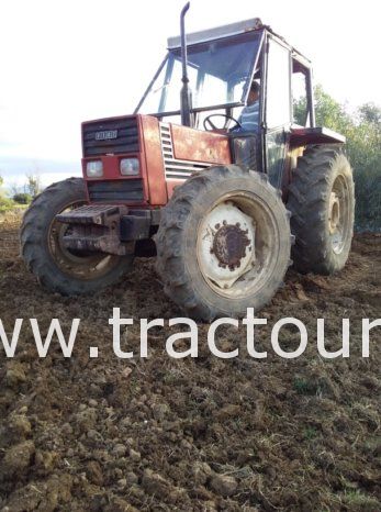 À vendre Tracteur Fiat – New Holland 80-66 avec cover-crop offset 10/20 complet