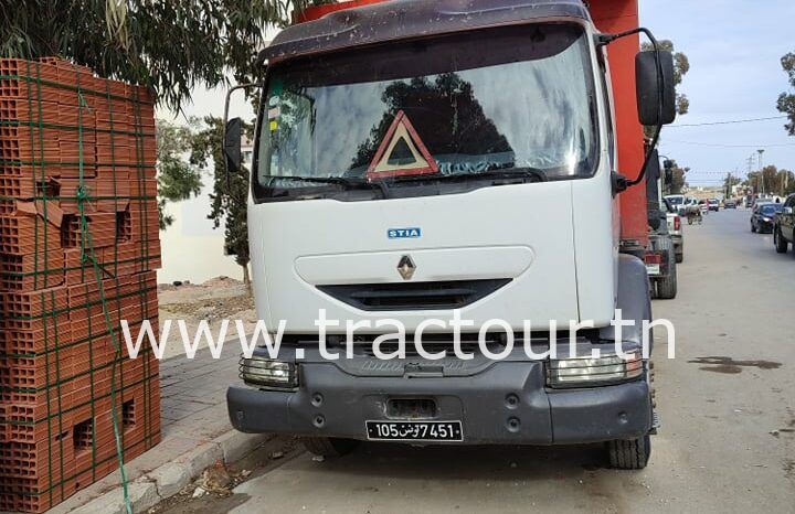 À vendre camion benne Renault Midlum 210 (2002) complet