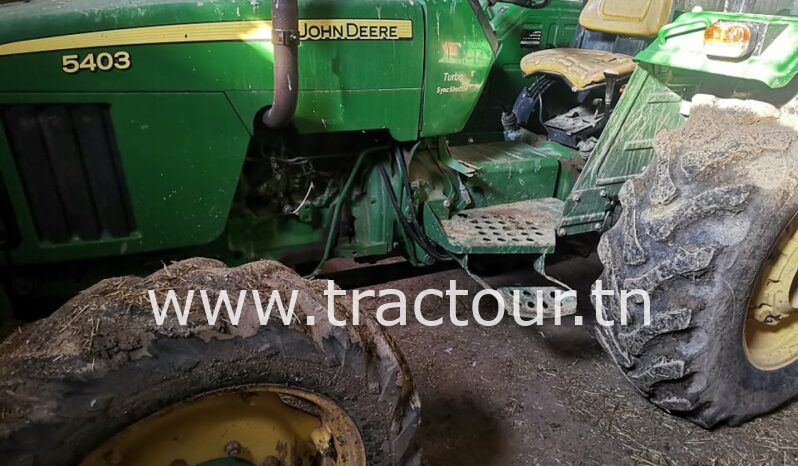 À vendre Tracteur avec matériels John Deere 5403 complet