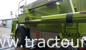 À vendre Moissonneuse batteuse avec cabine Claas Dominator 78s complet