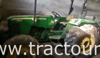 À vendre Tracteur avec matériels John Deere 5403 complet