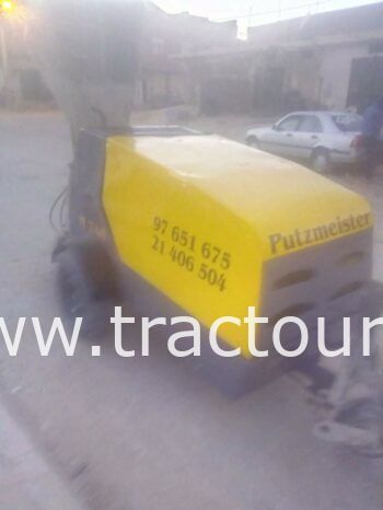 À vendre Pompe à béton 3 cylindres Putzmeister M740 avec 35 mètres de tuyaux complet