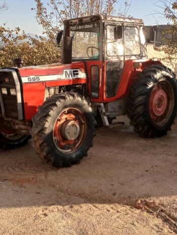 À vendre Tracteur avec cabine Massey Ferguson 595  (1988) complet