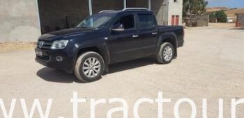 À vendre Pick-up 4×4 avec benne Volkswagen Amarok 2.0 TDI double bande rouge (2013) complet