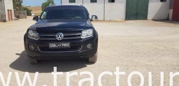 À vendre Pick-up 4×4 avec benne Volkswagen Amarok 2.0 TDI double bande rouge (2013) complet